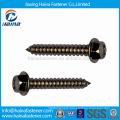 In Stock ASME/ANSI B 18.2.1 Blue Zinc Plated Hex Wood Screws